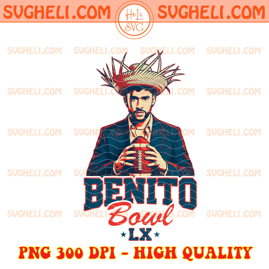Bad Bunny Benito Bowl LX Png Bad Bunny Superbowl LX Png
