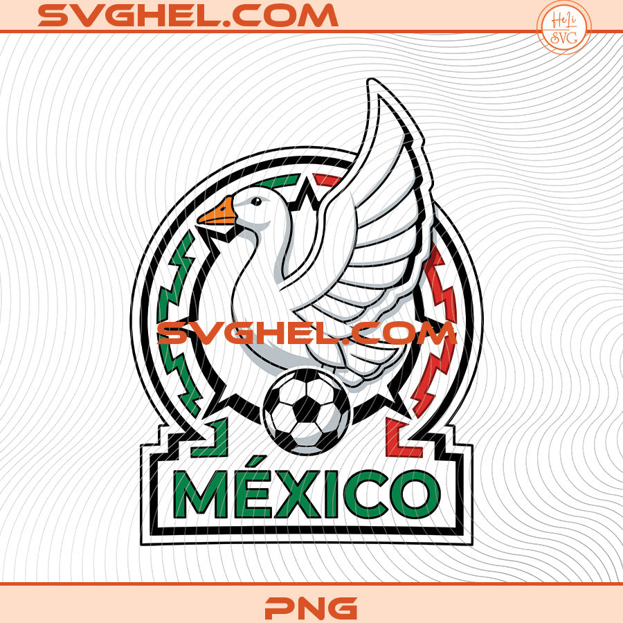 Cute Mexico Soccer Goose Png Game Day Mexico Png