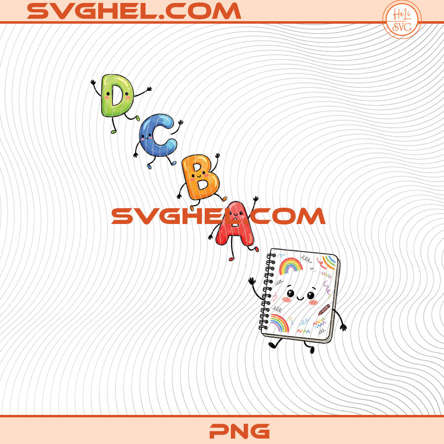 Doodle Jumping Into Notebook Png Cute School Supplies Png