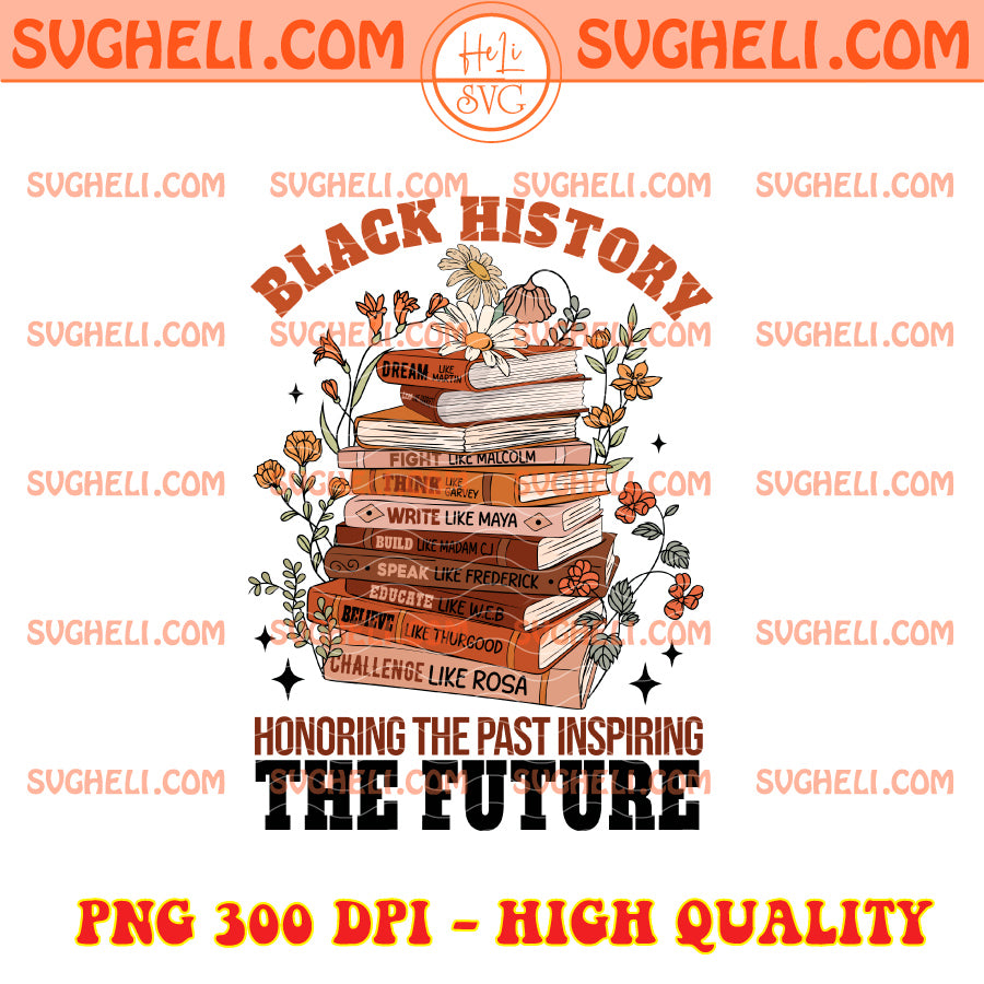 Floral Book Black History Png African American History Art