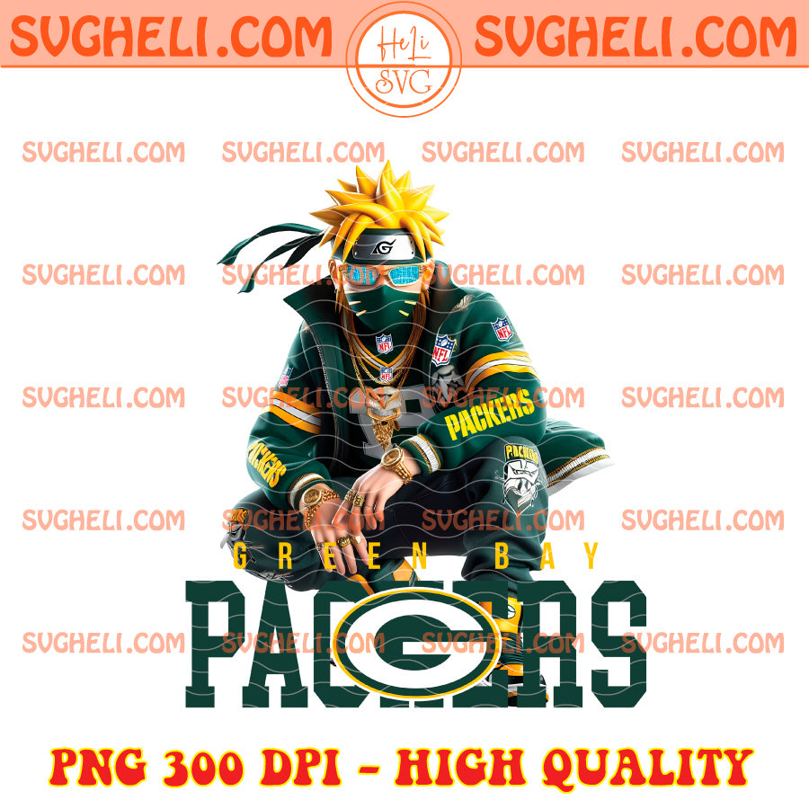 Green Bay Packers Naruto NFL Png Green Bay Packers Png