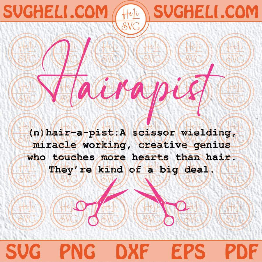 Hairapist Definition Svg Hairstylist Svg Hairdresser Svg Cricut Png