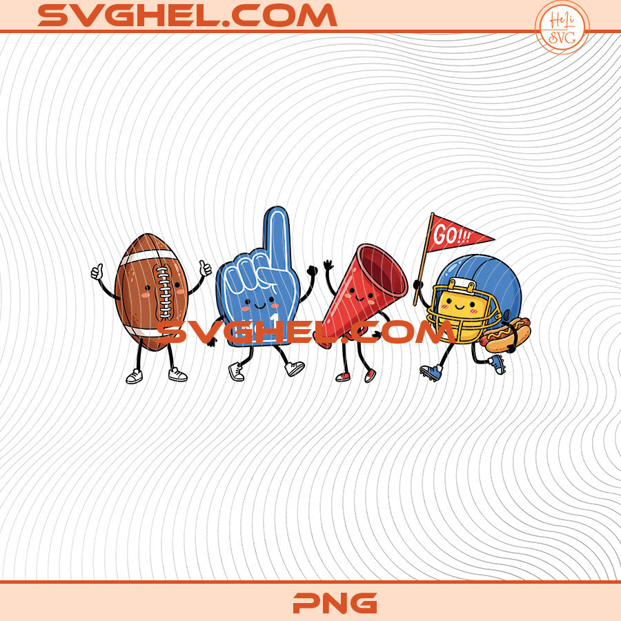 Happy Football Doodles Png Smiling Football Characters Png