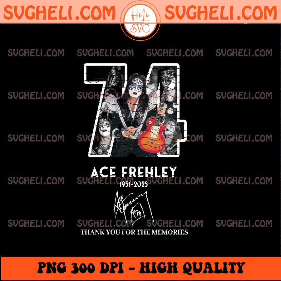 Kiss Ace Frehley 1951 2025 Thank You For The Memories Png