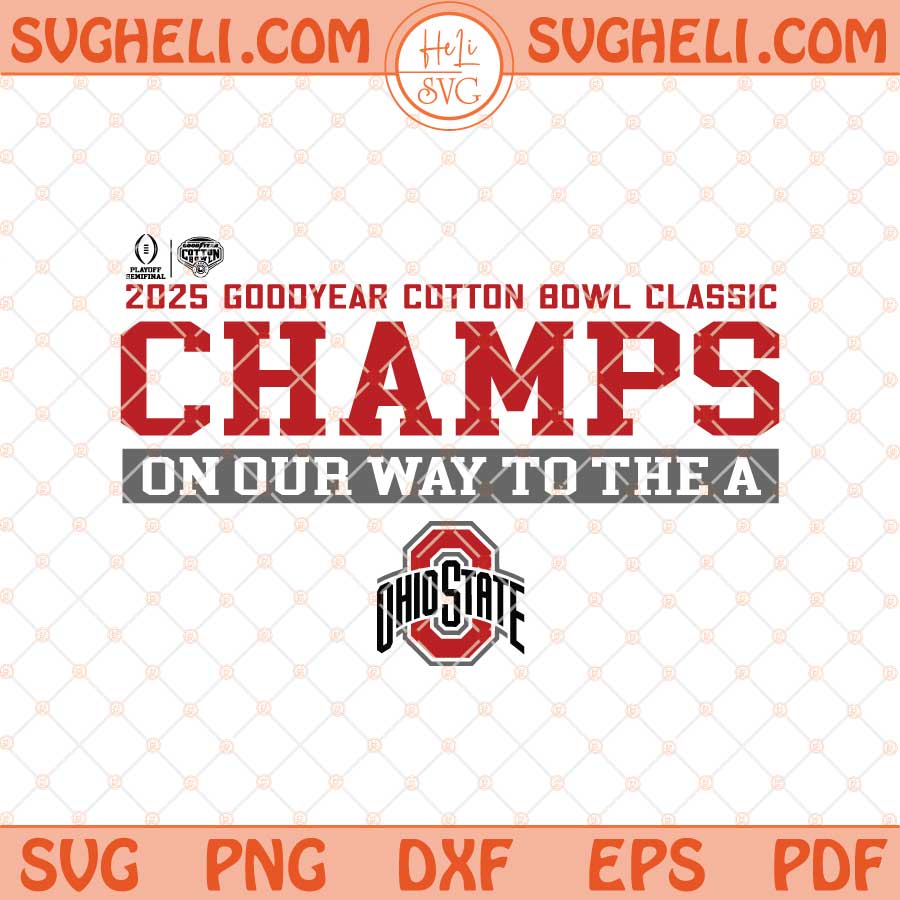 Ohio State Buckeyes College Football Playoff 2025 Svg