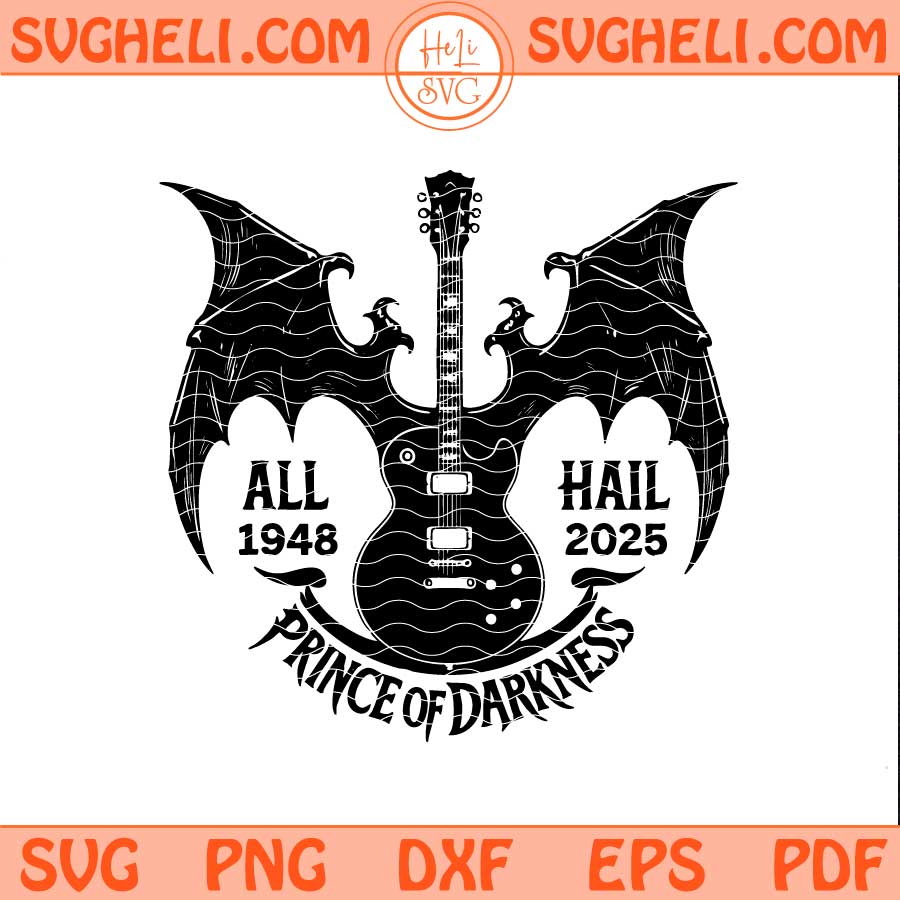 Ozzy All Hail Princer of Darkness Svg Ozzy Osbourne RIP Svg