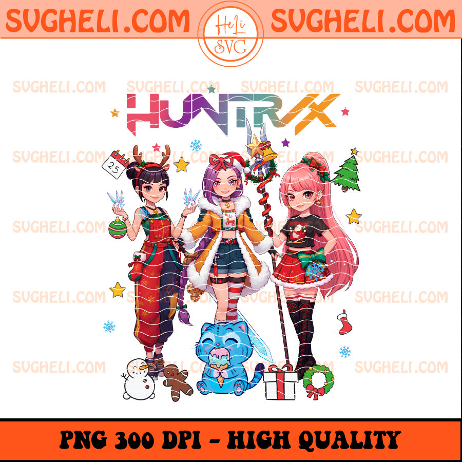 Rumiページ Rumi Mira Zoey Christmas Png, Christmas Huntrix Png