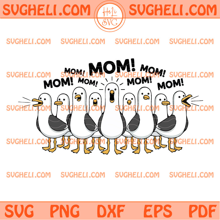 Seagulls Mom Svg Disney Mom Svg Finding Nemo Seagulls Svg