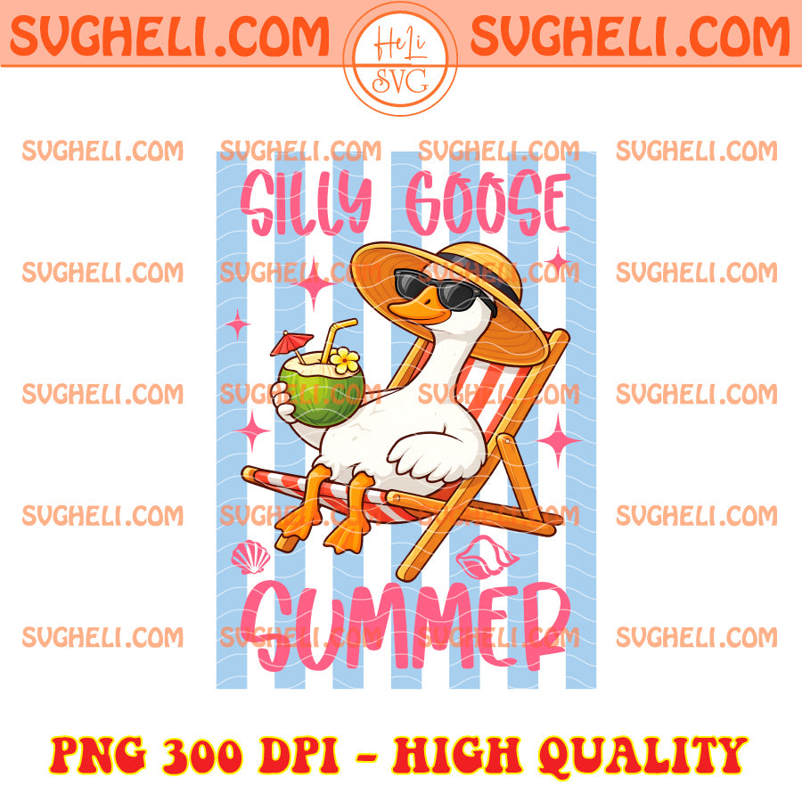 Silly Goose Summer Png Summer Girl Png Silly Goose Png