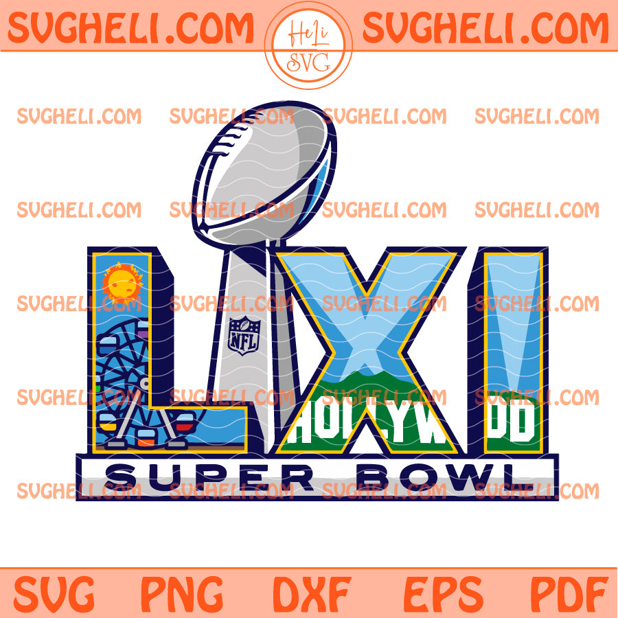 Super Bowl LXI Concept Logo Svg Super Bowl LXI Logo Svg