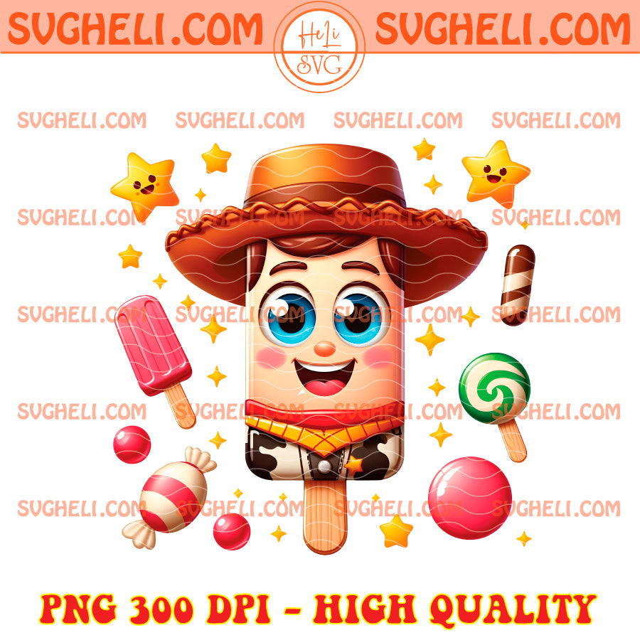 Toy Story Woody Ice Cream Png Disney Ice Cream Png