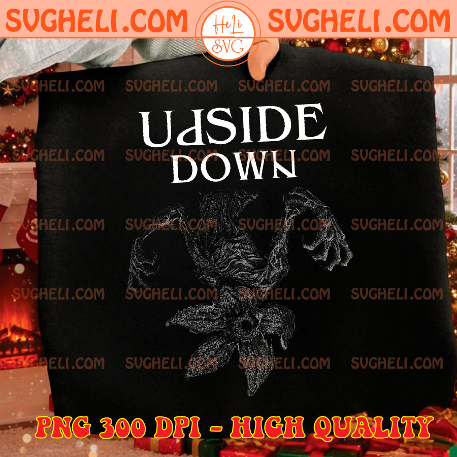 Upside Down Inspired PNG DTF Stranger Things Digital