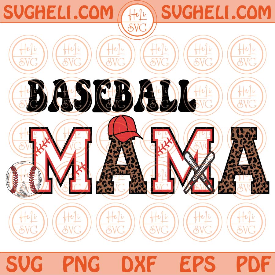 Baseball Mom Sublimation PNG