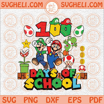 100 Days Smarter Svg Retro 100 Days Teacher Svg Happy 100 Days Svg Png Dxf Eps Files