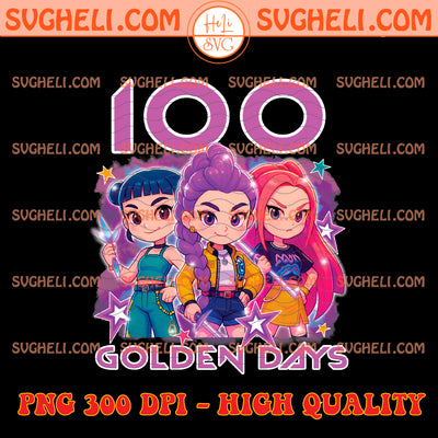 100 Golden Days K Pop Png 100 days of School Png