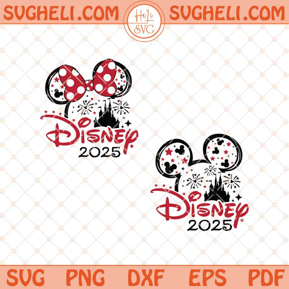 2025 Vacation Castle Mouse Svg Family Vacation Trip Svg Dxf Eps Files