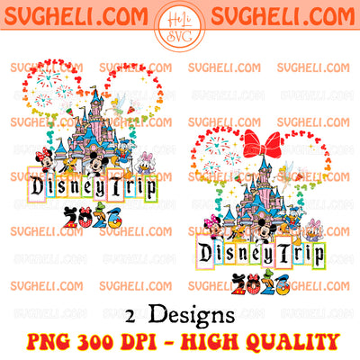 2026 Disney Family Trip Bundle Png 2026 Family Vacation Png