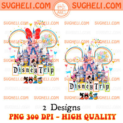 2026 Disney Family Trip Bundle Png Family Vacation 2026 Png