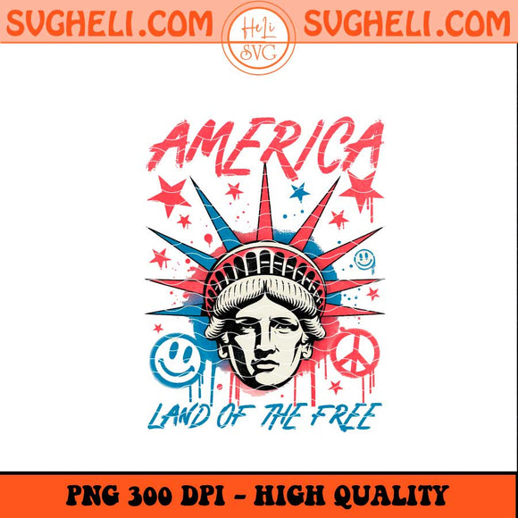 4th of July Statue of Liberty Png America 4th July Png Sublimation Files