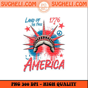 4th of July Statue of Liberty Png Graffiti America Png Sublimation Files
