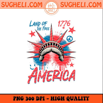 4th of July Statue of Liberty Png Graffiti America Png Sublimation Files
