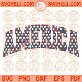 4th of July Svg America Svg Flag USA Svg Retro American Patriotic Svg Png Dxf Eps Files