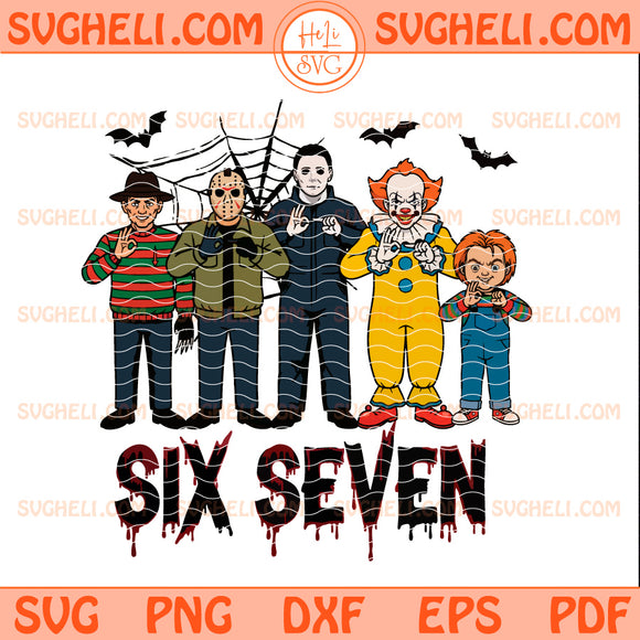 6 7 Movie Killers Svg Funny 67 Halloween Svg