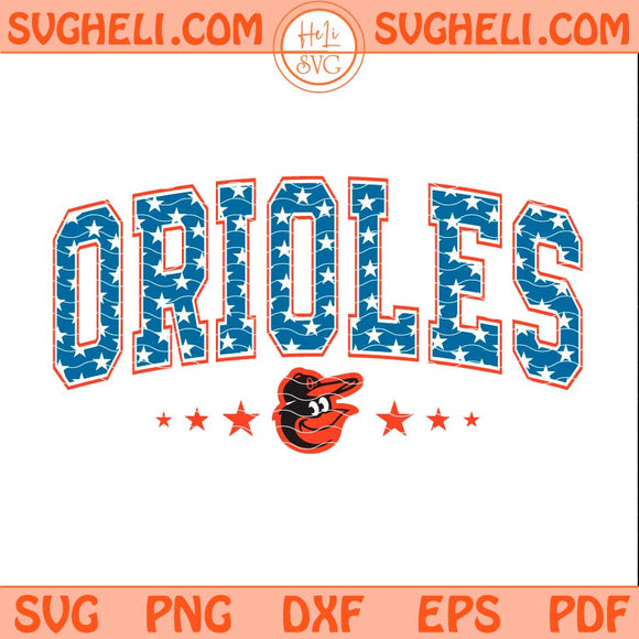 American Baltimore Orioles Svg Orioles MLB Baseball Svg Png Dxf Eps Files