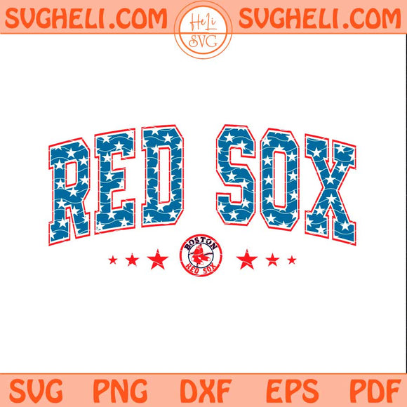 American Boston Red Sox Svg Red Sox MLB Baseball Svg Png Dxf Eps Files