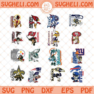 American Football Design Bundle Png Team Logo Football Png Dxf Eps Files