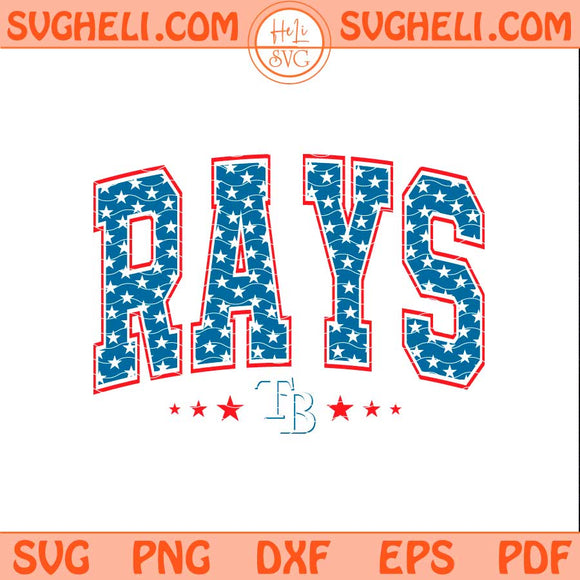 American Tampa Bay Rays Svg Tampa Bay Rays MLB Baseball Svg Png Dxf Eps Files