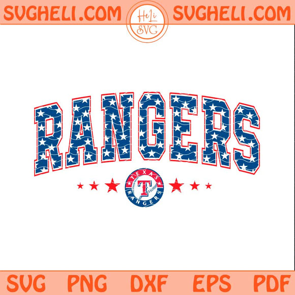 American Texas Rangers Svg Texas Rangers MLB Baseball Svg Png Dxf Eps Files
