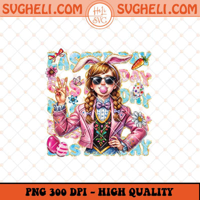 Anna Princess Easter With Sunglasses Png Anna Bunny Png Sublimation Files