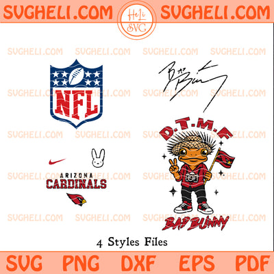 Arizona Cardinals NFL Bad Bunny Svg Arizona Cardinals Svg