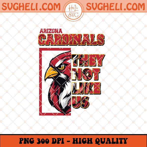 Arizona Cardinals They Not Like Us Png They Not Like Us Png Sublimation Files