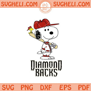 Arizona Diamondbacks Snoopy Baseball Svg MLB Svg Png Dxf Eps Files
