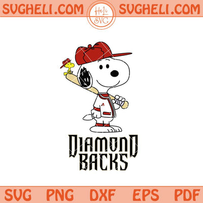 Arizona Diamondbacks Snoopy Baseball Svg MLB Svg Png Dxf Eps Files