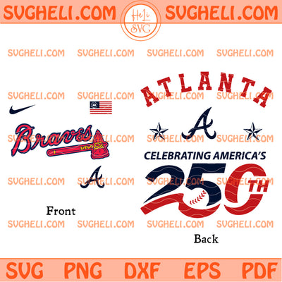 Atlanta Braves America 250th Anniversary 2026 Svg