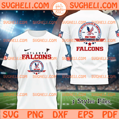 Atlanta Falcons USA 250th Anniversary Svg Falcons NFL Svg