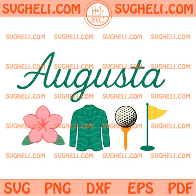 Augusta Svg Golf Azalea Flower Svg Augusta Georgia Svg