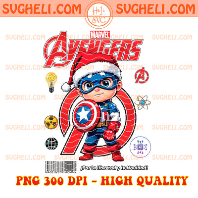 Avengers Captain America Christmas Png Captain America Png