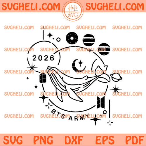 BTS Whalien Heart Arirang Tour Svg BTS World Tour 2026 Svg