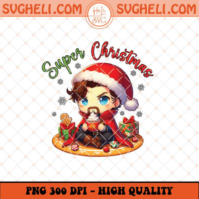 Baby Dr Strange Christmas Png Chibi Marvel Christmas Png Sublimation Files
