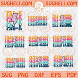 Back To School Svg Bundle Grade Wavy First Day Of School Svg Png Sublimation Dxf Eps Files
