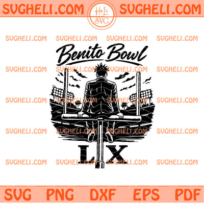 Bad Bunny 2026 Halftime Show Benito Bowl LX Svg