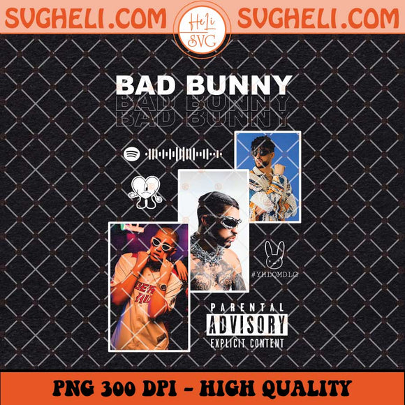 Bad Bunny Albums Png Bad Bunny Song Png Badbunny Png Sublimation Files