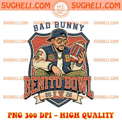 Bad Bunny Benito Bowl 2026 LX Png Bad Bunny Super Bowl Png