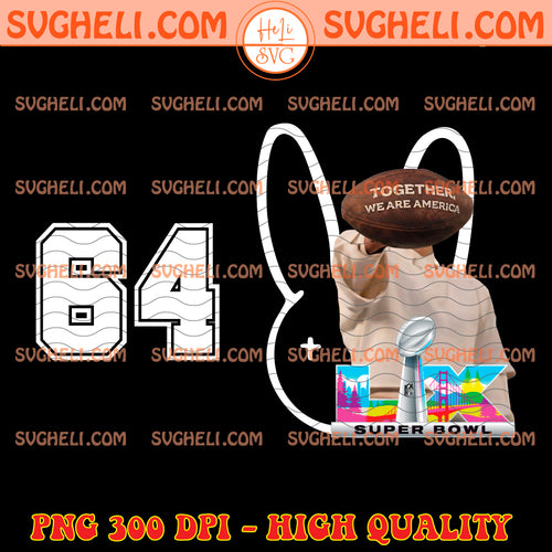 Bad Bunny Bowl LX 2026 Together We Are America Png