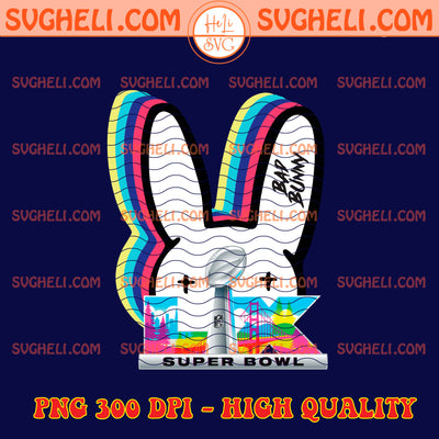 Bad Bunny Logo Super Bowl LX 2026 Png Benito Bowl 2026 Png