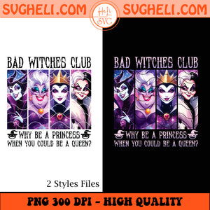 Bad Witches Club Png Bad Girls Png Perfectly Wicked Png Sublimation Design
